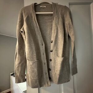 Madewell Wool Gray Cardigan
